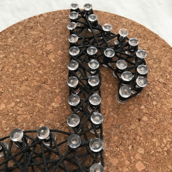 Handmade Eight Music Note Art Decor Round Black Brown Tan 7" Diameter - Picture 13 of 15